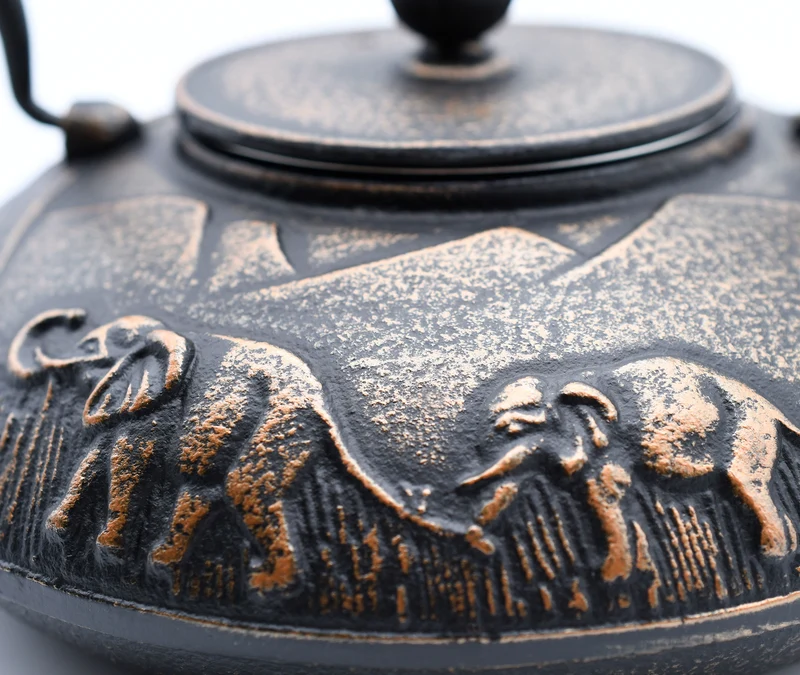Cast Iron Teapot Elephant 1.1L