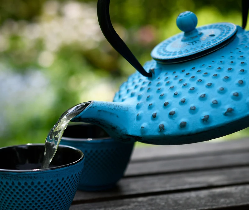 Cast Iron Teapot Kambin 800ml - Blue