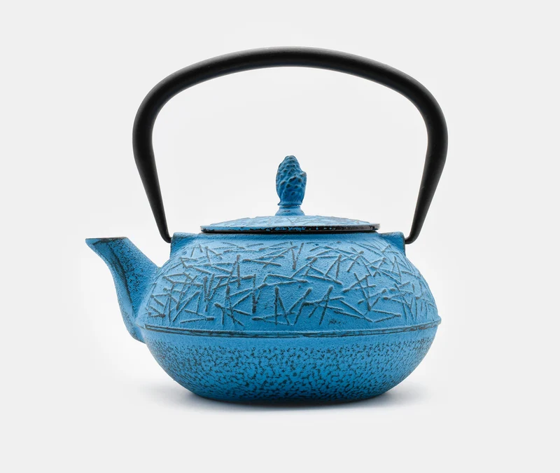 Cast Iron Teapot Pine Needle