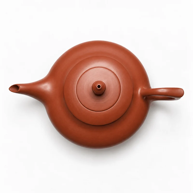 Chaozhou 100 % handgemachte flache Zhuni-Teekanne