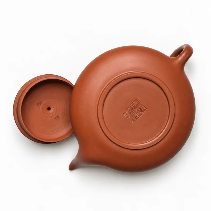 Chaozhou 100 % handgemachte flache Zhuni-Teekanne
