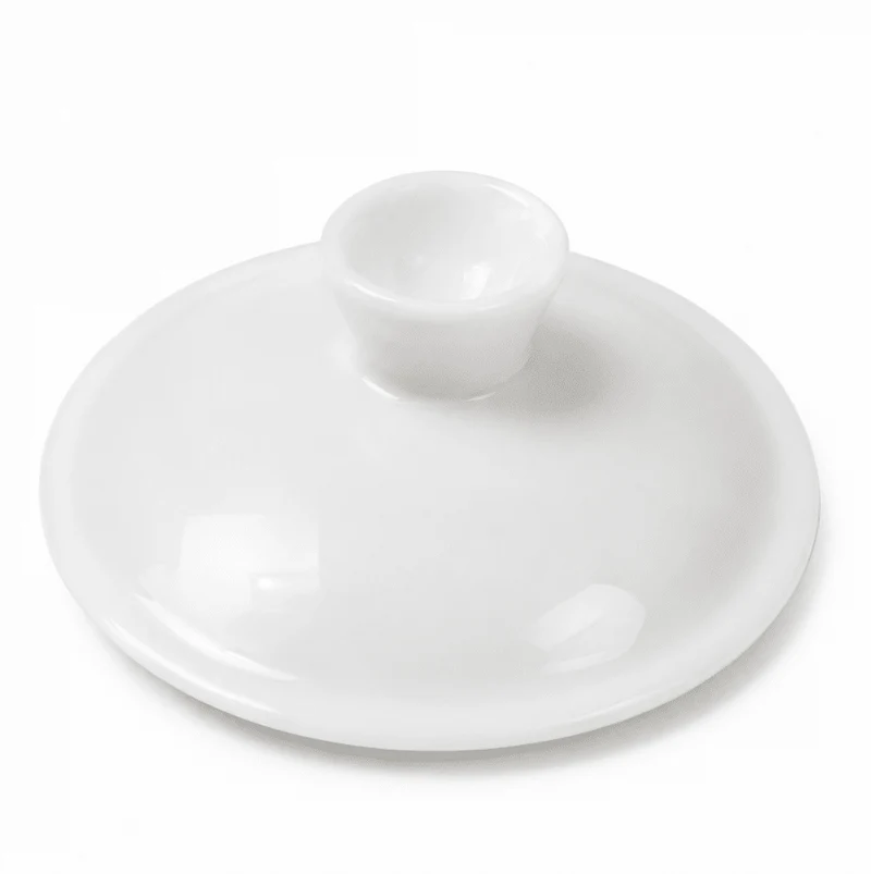 Jingdezhen „Zhe Yao“ Anmutige Taille reine weiße Jade-Porzellan-Gaiwan