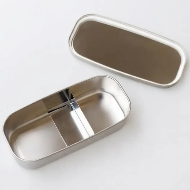 Kobo Aizawa Stainless Steel Deep Rectangular Bento Lunch Box 500ml
