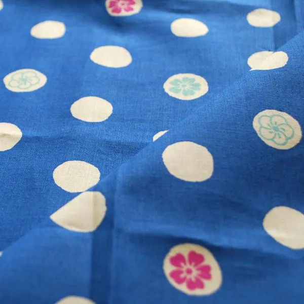 Seiran Furoshiki Flower Pattern Cotton Wrapping Cloth