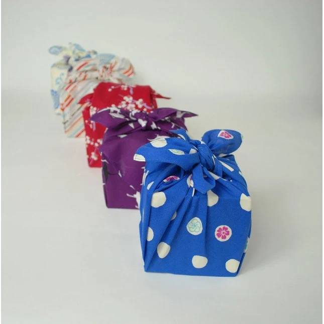 Seiran Furoshiki Flower Pattern Cotton Wrapping Cloth