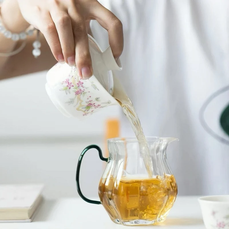 Schmetterlingsgarten - Premium-Porzellan, täglich Gaiwan