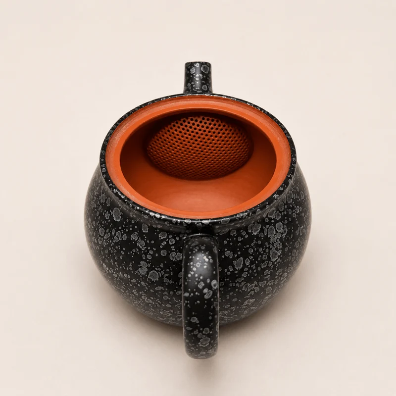 Silver Galaxy - Japanische Meister Shouryu Royal Black Tenmoku Teekanne