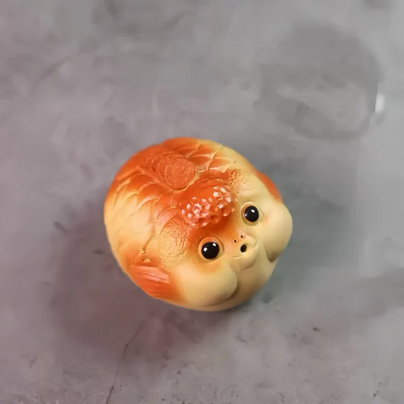 Blasenfisch – Handgefertigtes Teetier aus Ton