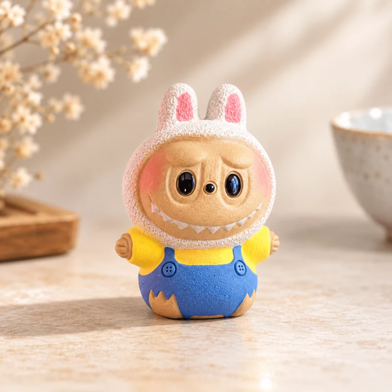 Schabernack-Hase – Handgefertigtes Teetier aus Ton