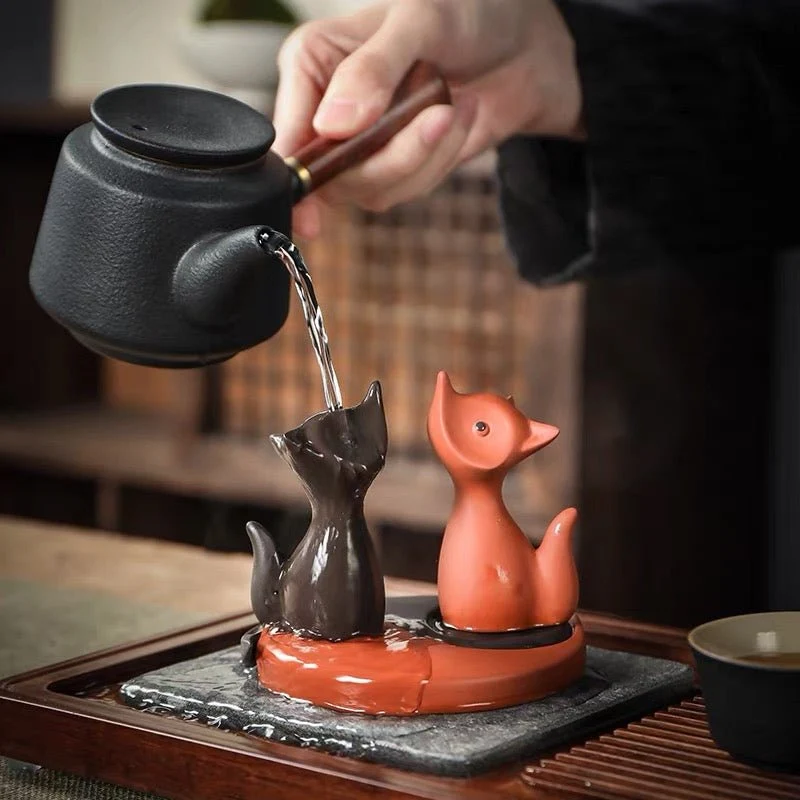 Legend Fox – Handgefertigtes Teehaus aus Yixing-Ton