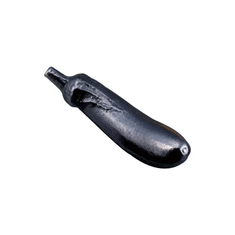 Eggplant Shaped Cast Iron Ball Reusable Iron Supplement for Cooking