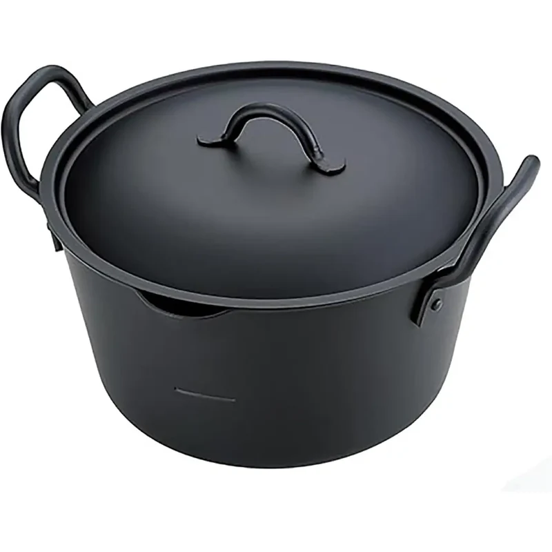 Summit Iron Deep Fry Pot Tempura Pot with Lid IH Compatible 20cm