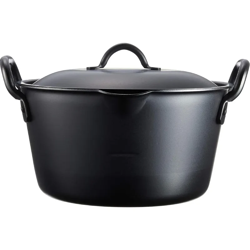 Summit Iron Deep Fry Pot Tempura Pot with Lid IH Compatible 20cm