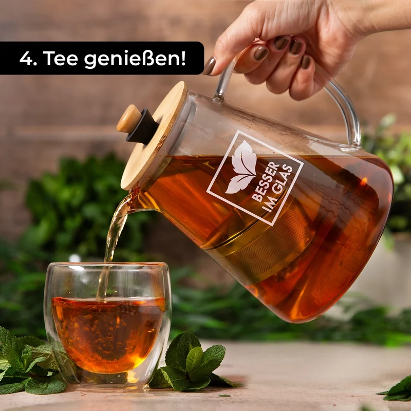 Glas Teekanne (1,5L)
