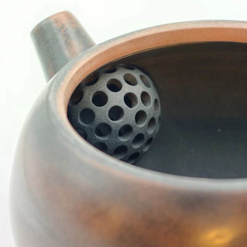 Jianshui „Fanggu“ handgemachte kleine Solo-Teekanne – 90 ml