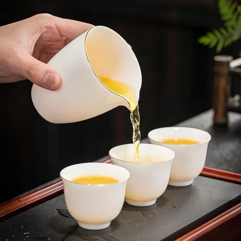 Phoenix Song – Komplettes Gongfu-Tee-Set aus hochwertigem Jade-Porzellan