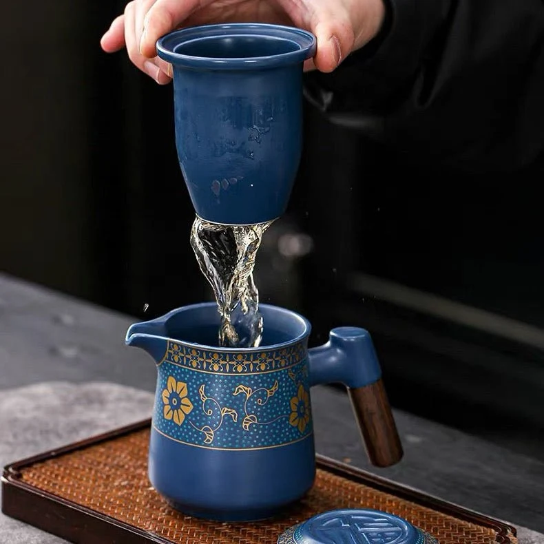 Blue Dynasty – Premium-Reise-Teeset für Büro und Freizeit