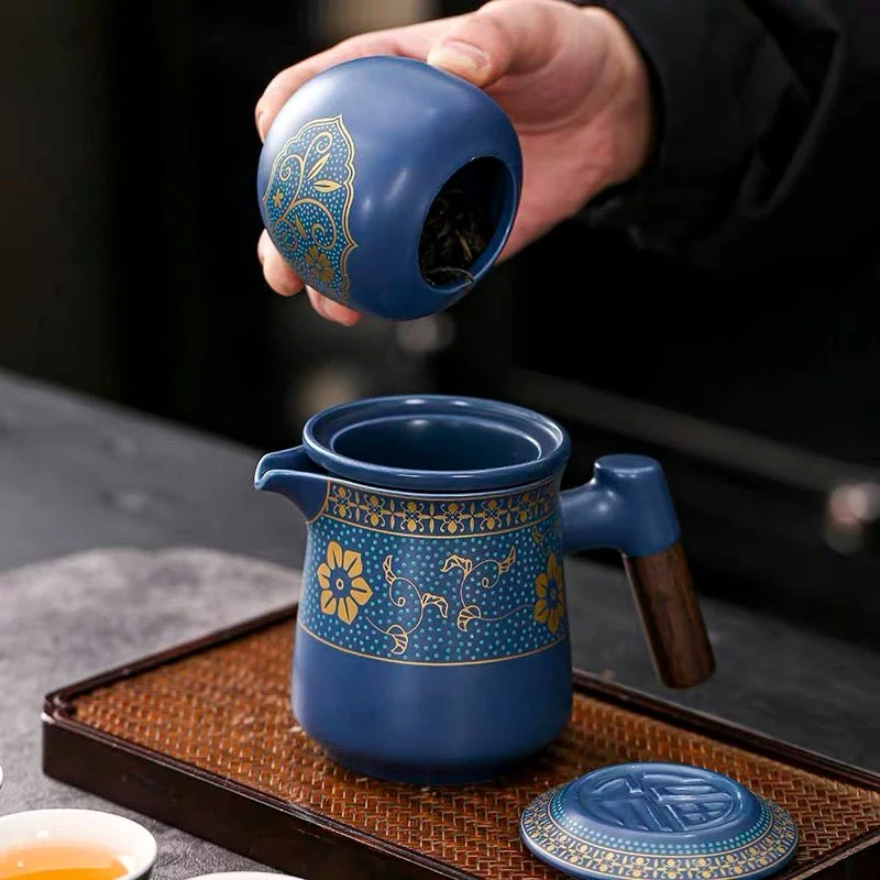 Blue Dynasty – Premium-Reise-Teeset für Büro und Freizeit