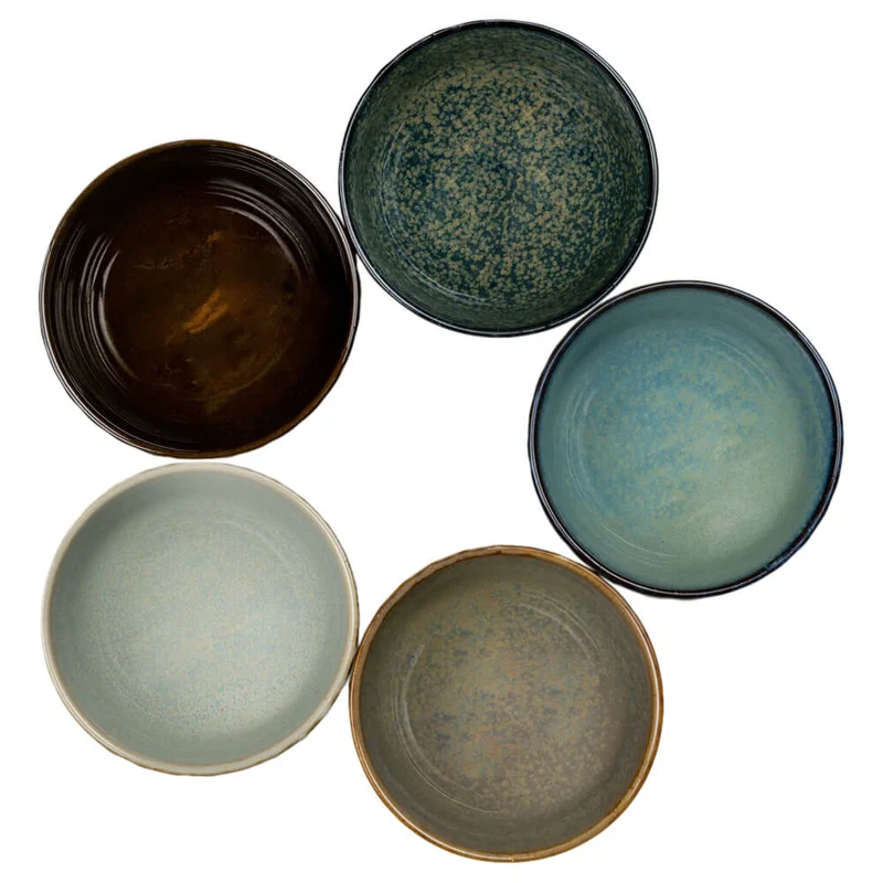 Teeschalen-Set Sara – 5 Porzellanschalen