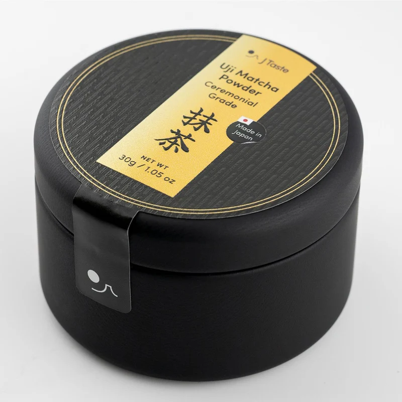 J Taste Premium Stone-Ground Uji Matcha Powder Ceremonial Grade 30g