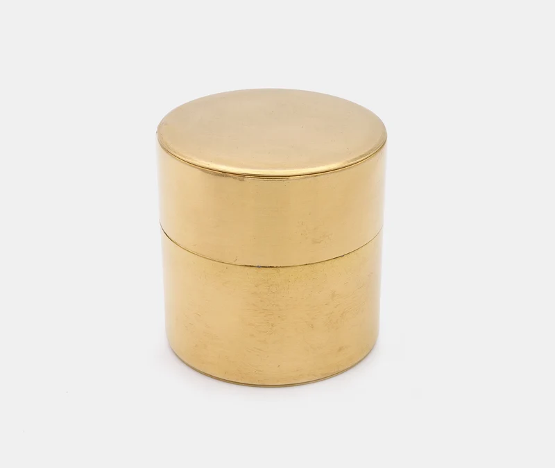 Cylindrical Can S - Brass