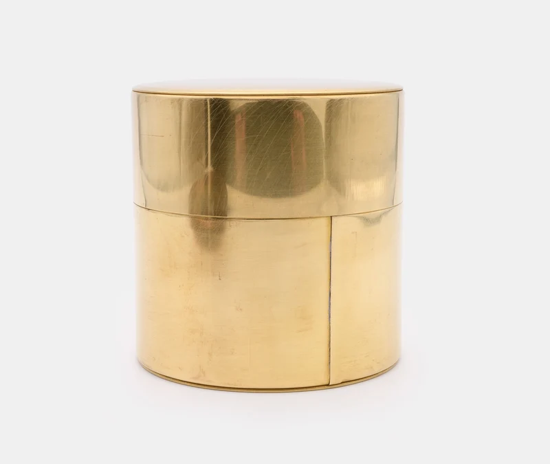 Cylindrical Can S - Brass
