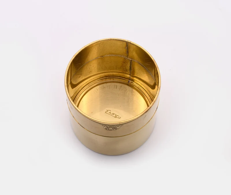 Cylindrical Can S - Brass