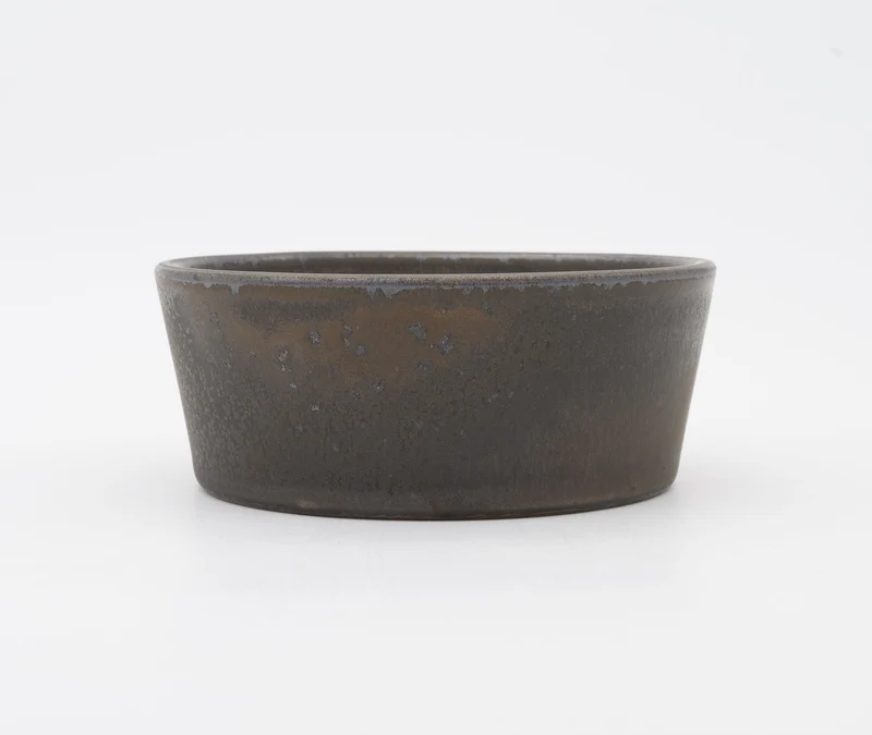 Glazed Stoneware Bowl Medium - Black