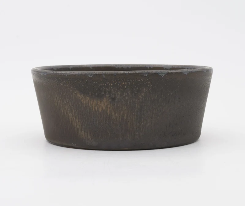 Glazed Stoneware Bowl Medium - Black