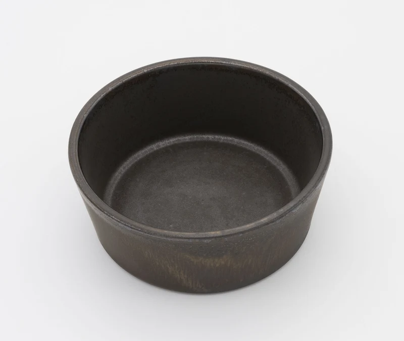 Glazed Stoneware Bowl Medium - Black