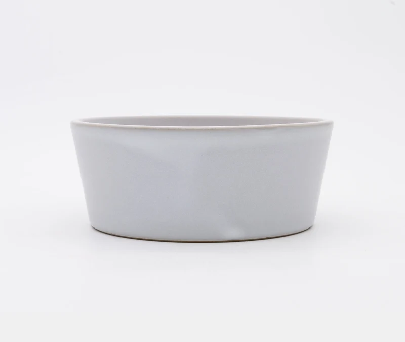 Glazed Stoneware Bowl Medium - White