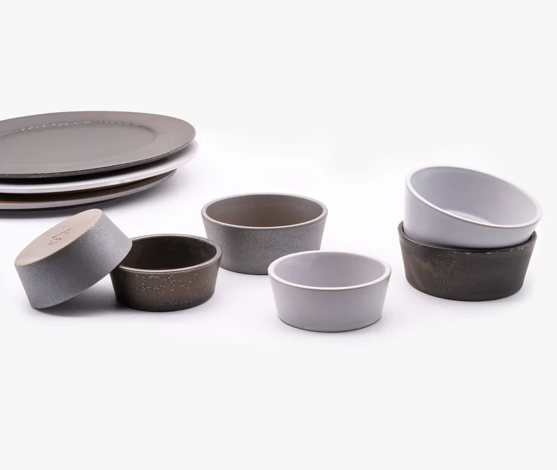 Glazed Stoneware Bowl Small - White