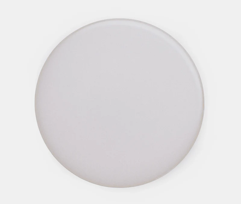 Glazed Stoneware Plate Small - White