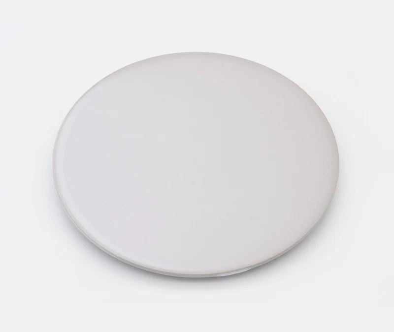 Glazed Stoneware Plate Small - White