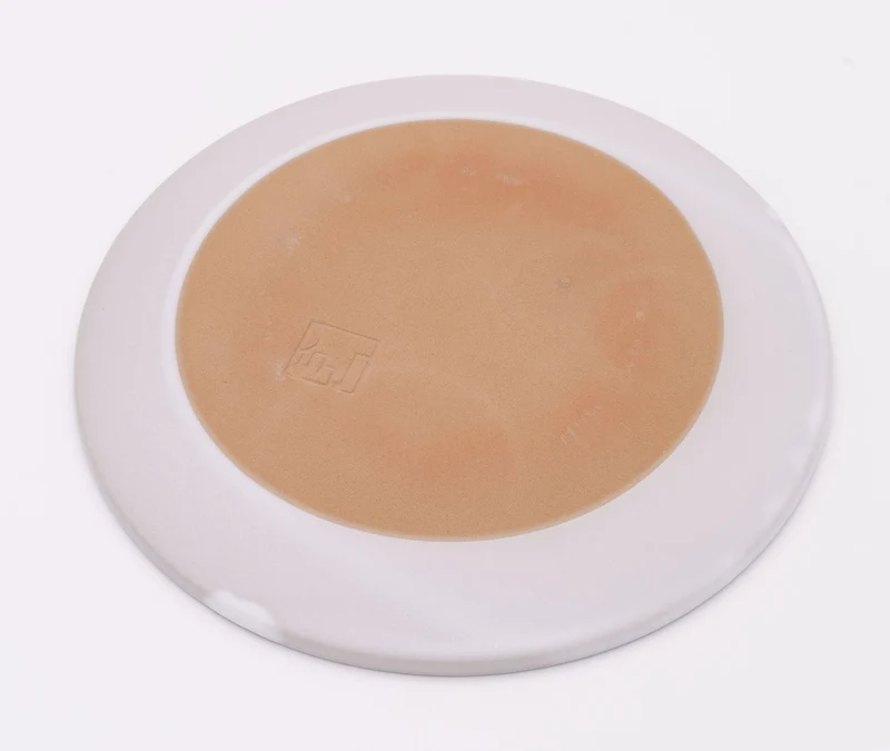 Glazed Stoneware Plate Small - White