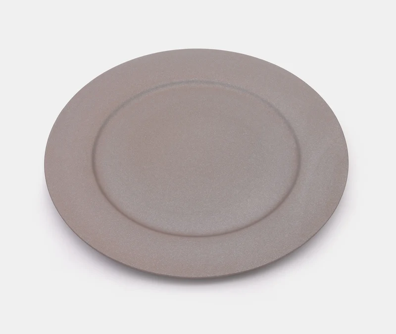 Stoneware Plate Medium - Grey