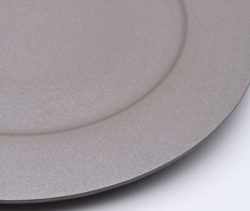 Stoneware Plate Medium - Grey
