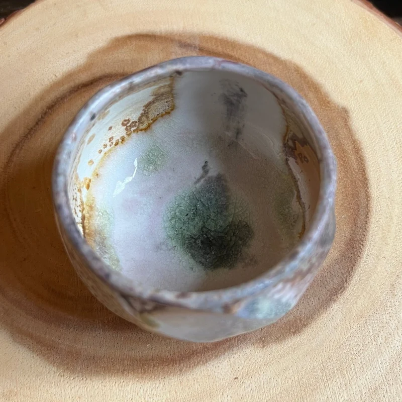 Kollektion von Teetassen aus holzgebranntem Porzellan aus Jingdezhen
