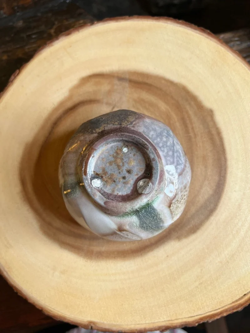 Kollektion von Teetassen aus holzgebranntem Porzellan aus Jingdezhen