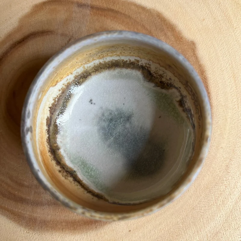Kollektion von Teetassen aus holzgebranntem Porzellan aus Jingdezhen