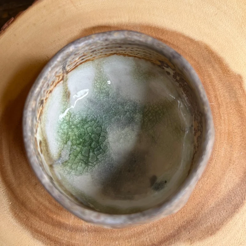 Kollektion von Teetassen aus holzgebranntem Porzellan aus Jingdezhen