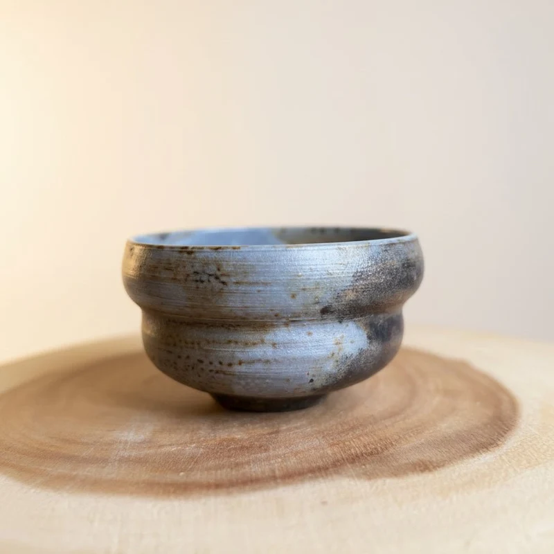 Kollektion von Teetassen aus holzgebranntem Porzellan aus Jingdezhen