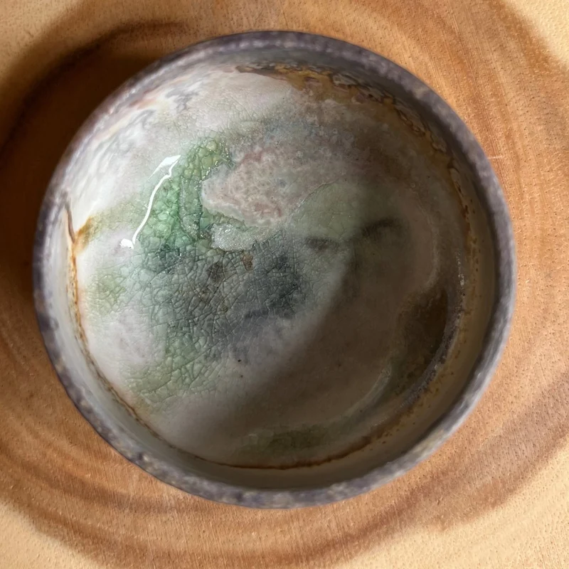 Kollektion von Teetassen aus holzgebranntem Porzellan aus Jingdezhen