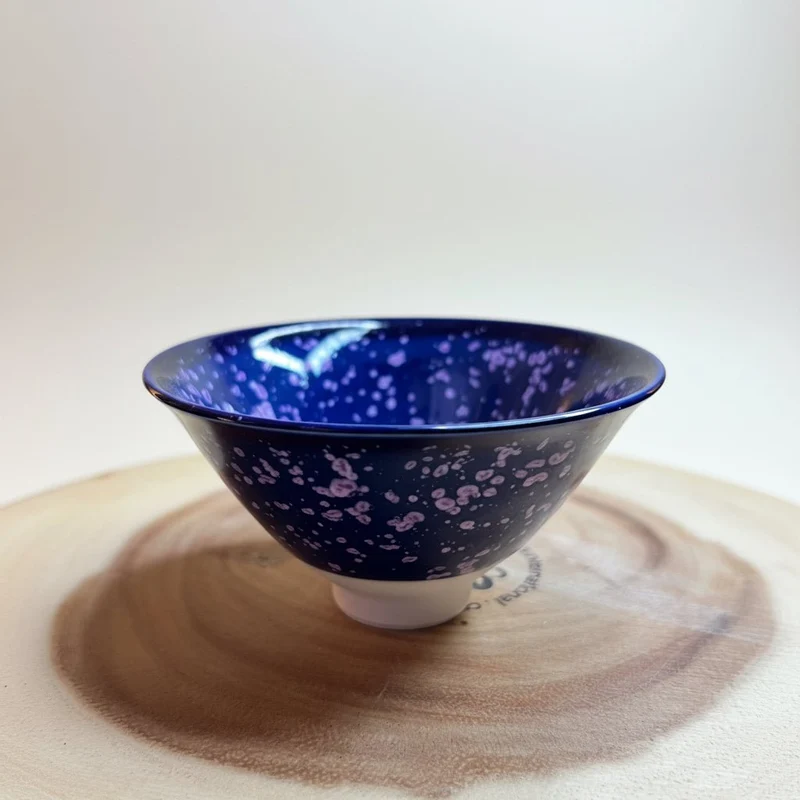Kyoyaki Tenmoku Japanische handgefertigte Teetassen-Kollektion