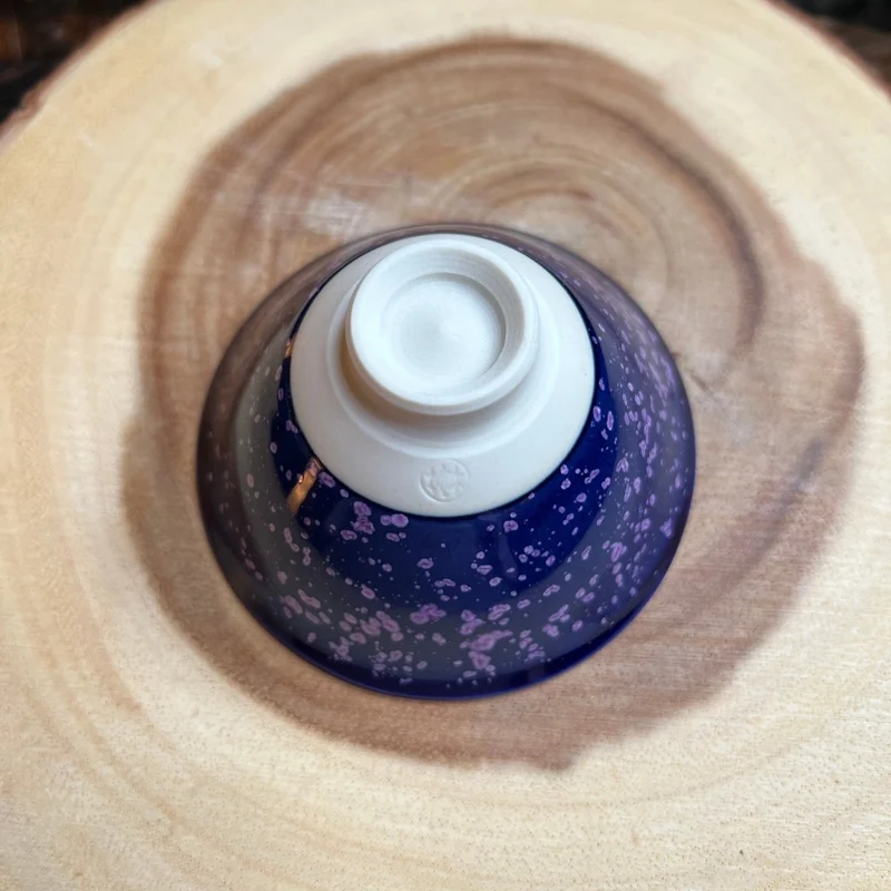 Kyoyaki Tenmoku Japanische handgefertigte Teetassen-Kollektion