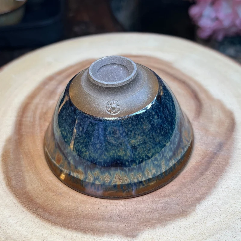 Kyoyaki Tenmoku Japanische handgefertigte Teetassen-Kollektion