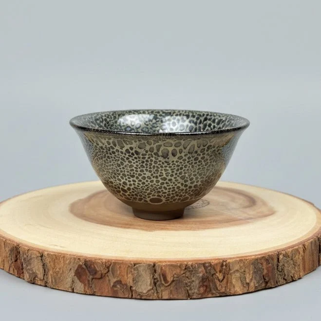 Kyoyaki Tenmoku Japanische handgefertigte Teetassen-Kollektion