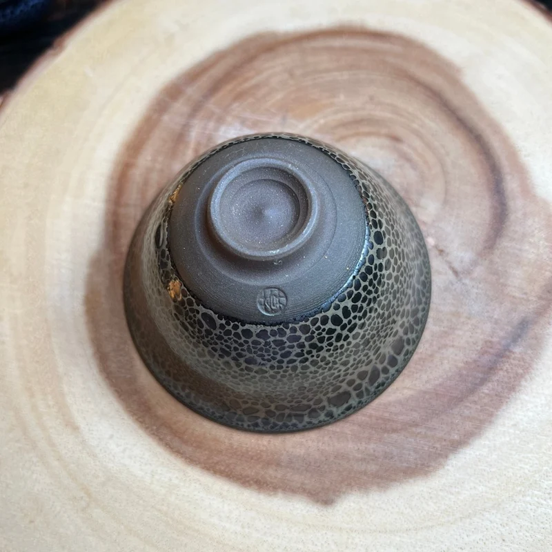Kyoyaki Tenmoku Japanische handgefertigte Teetassen-Kollektion