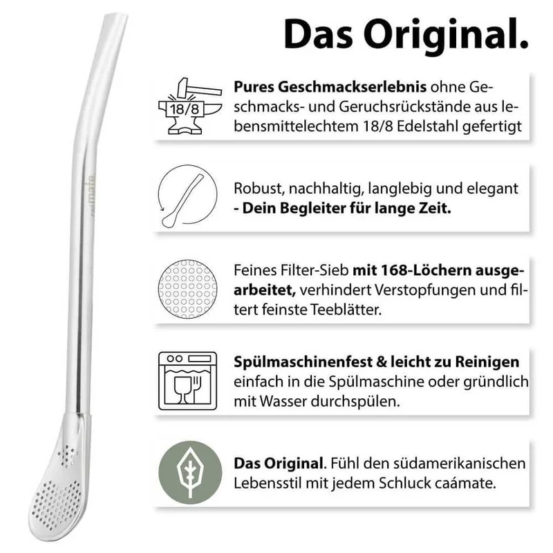 Matebecher mit Bombilla
