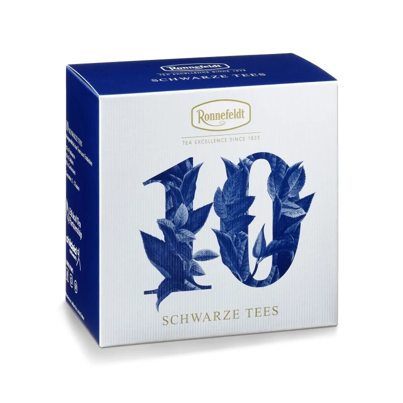 Tee Probierbox Aromatisierte Schwarze Tees – 10 lose Teeproben